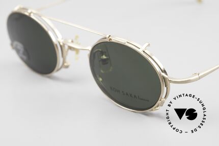 Koh Sakai KS9711 Clip On Brille 90er Titanium, aus dem gleichen Werk wie Oliver Peoples und Eyevan, Passend für Herren und Damen
