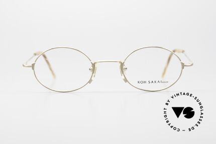 Koh Sakai KS9711 Clip On Brille 90er Titanium, Größe: small, Passend für Herren und Damen