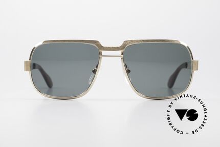 Optura STRONG Gold Filled 70er Sonnenbrille, Golddoublé-Rahmen im 1/25 10 Karat Mischverhältnis, Passend für Herren