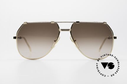 Pierre Cardin CP805 Alte 80er Segler Sonnenbrille, edle, marine Anlehnungen im Rahmendesign, Passend für Herren