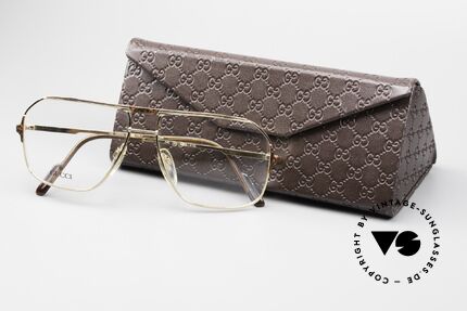 Gucci 1213 Edle 80er Luxus Herren Brille, ein "Must-Have" in Spitzen-Qualität (true vintage), Passend für Herren