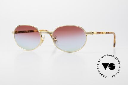 Cartier Lueur Luxus 90er Sonnenbrille Unisex Details