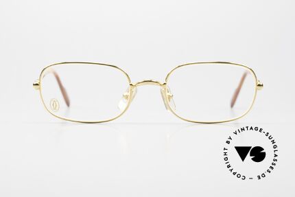 Cartier Deimios Luxus Brillenfassung 90er Small, Deimios = Mod. aus der Cartier 'Thin Rim' Collection, Passend für Herren und Damen