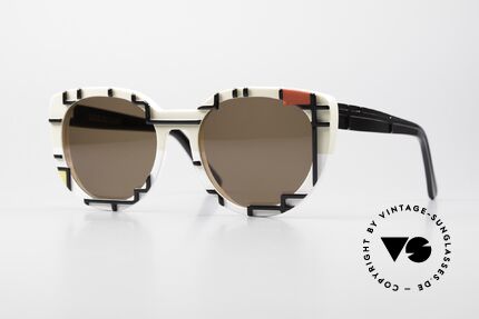 Cutler And Gross 1082 Piet Mondrian Sonnenbrille Details
