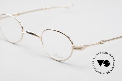 Lunor I 03 Telescopic Limited Edition Rose Gold, ausziehbare Brillenbügel (= teleskopartige Bügel), Passend für Herren und Damen