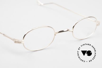 Lunor II 08 Limitierte Brille In Rose Gold, bekannt für den W-Steg und die schlichten Formen, Passend für Herren und Damen