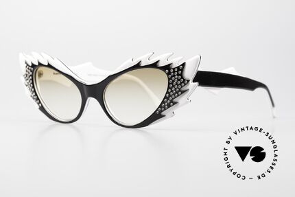 Harry Larry's Extasy Cateye Brille Dame Edna Stil, im Stile von Dame Edna - ein echter Hingucker!, Passend für Damen