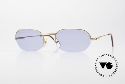 Cartier Ascot Rahmenlose Luxus Sonnenbrille Details