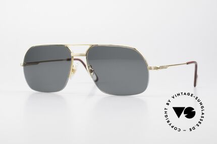 Cartier Orsay Halbrand Luxus Sonnenbrille, markante Cartier Sonnenbrille; Größe 58°15, 135, Passend für Herren