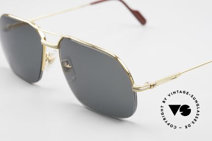 Cartier Orsay Halbrand Luxus Sonnenbrille, flexibler Halbrahmen (Top-Qualität), Luxusbrille, Passend für Herren