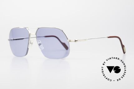 Cartier Orsay 90er Platin Luxus Sonnenbrille, edle Platin-Edition: Fassung mit Platin-Legierung, Passend für Herren