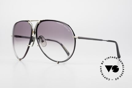 Porsche 5623 80er Brille Mit Wechselgäsern, die 80er Legende mit den auswechselbaren Gläsern, Passend für Herren und Damen