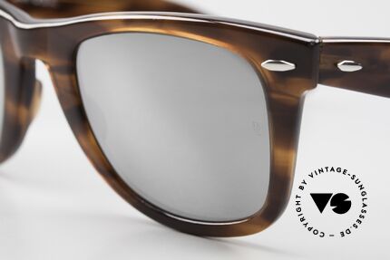 Ray Ban Wayfarer I Miami Vice Don Johnson Brille, verspiegelte B&L Mineralgläser; Bausch&Lomb, Passend für Herren und Damen Ray Ban Wayfarer I Miami Vice Don Johnson Brille, verspiegelte B&L Mineralgläser; Bausch&Lomb, Passend für Herren und Damen