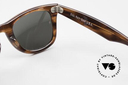 Ray Ban Wayfarer I Miami Vice Don Johnson Brille, KEIN Retronachbau, ein altes 80er USA-Original, Passend für Herren und Damen Ray Ban Wayfarer I Miami Vice Don Johnson Brille, KEIN Retronachbau, ein altes 80er USA-Original, Passend für Herren und Damen