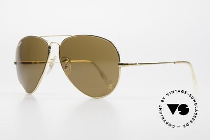 Ray Ban Large Metal II Alte B&L USA Sonnenbrille, produziert in den 70ern & 80ern v. Bausch&Lomb, Passend für Herren