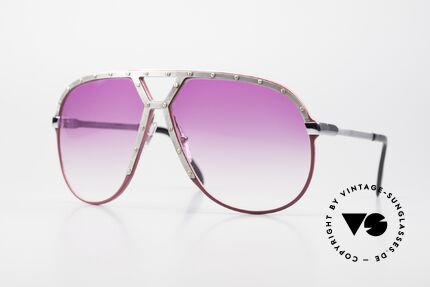 Alpina M1 Einzelstück In Pink Verlauf, alte 80er Alpina M1 Sonnenbrille, West Germany, Passend für Herren und Damen