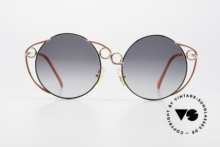 Casanova RC1 Kunstsonnenbrille für Damen, Gläser klassisch grau-Verlauf (100% UV Schutz), Passend für Damen