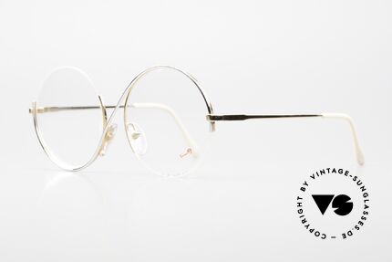 Casanova FC9 Kunstvolle Vintage Brille 80er, ungetragenes Einzelstück; true vintage NOS + Etui, Passend für Damen