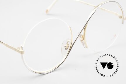 Casanova FC9 Kunstvolle Vintage Brille 80er, Größe: medium, Passend für Damen