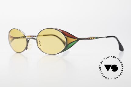 Casanova Rasta Reggae Rastafari Jamaika Brille, in den Farben Jamaikas (grün, gelb und schwarz), Passend für Herren und Damen