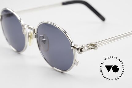 Jean Paul Gaultier 56-4178 Runde Industrial Vintage Brille, extrem selten & inzwischen von einigen Promis getragen, Passend für Herren