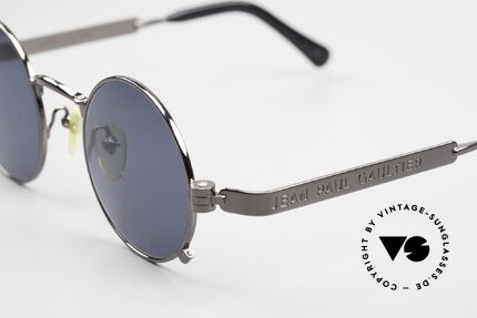 Jean Paul Gaultier 56-0102 Runde Vintage Brille Steampunk, extrem selten und inzwischen eine Art "Promi-Brille", Passend für Herren