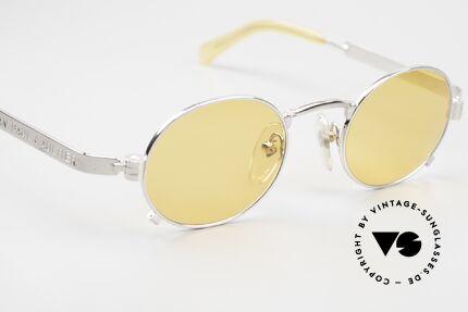 Jean Paul Gaultier 56-1173 Ovale Vintage Brille Steampunk, KEINE Retrosonnenbrille; ein altes Original von 1996, Passend für Herren
