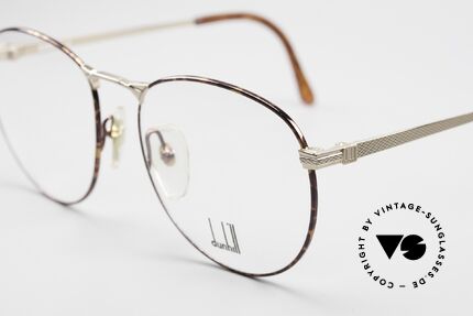 Dunhill 6065 Herren Pantobrille von 1988, vergoldet und mit Glaseinfassung in "schildpatt", Passend für Herren Dunhill 6065 Herren Pantobrille von 1988, vergoldet und mit Glaseinfassung in "schildpatt", Passend für Herren