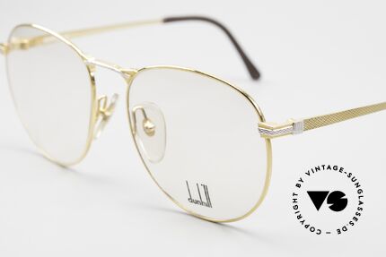 Dunhill 6065 Brille Von 1988 in 55m Size, vergoldet und rhodiniert (viel teurer geht's nicht), Passend für Herren