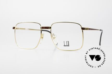 Dunhill 6057 Eckige Herrenbrille von 1988, eckige Alfred Dunhill Herren-Brille von 1988, Passend für Herren