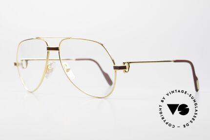 Cartier Vendome Laque - S 1980er Luxus Brillenfasssung, dieses Modell mit Laque-Dekor in SMALL Gr. 56-14, 130, Passend für Herren und Damen