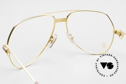Cartier Vendome Laque - S 1980er Luxus Brillenfasssung, KEINE Retrobrille, sondern ein altes vintage ORIGINAL, Passend für Herren und Damen