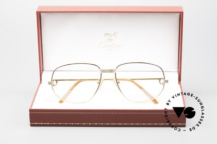 Cartier Romance LC - M LIMITIERTE Brille in Rose-Gold, Größe: medium, Passend für Herren und Damen