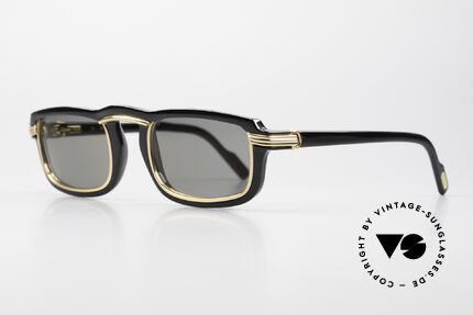 Cartier Vertigo Rare 90er Luxus Sonnenbrille, Federscharniere für perfekte Passform, Top-Qualität, Passend für Herren