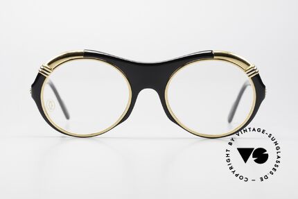 Cartier Diabolo Luxus Vintage Brille Special, Luxus-Brillenfassung aus der Cartier 'Composite-Serie', Passend für Herren und Damen
