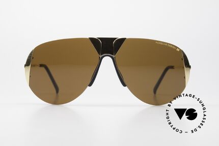 Porsche 5636 90er Aviator Sonnenbrille, sportliche Designersonnenbrille im Aviator-Stil, Passend für Herren