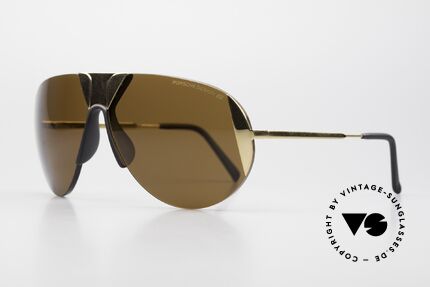 Porsche 5636 90er Aviator Sonnenbrille, eine wirklich originelle Rahmen-Konstruktion, Passend für Herren