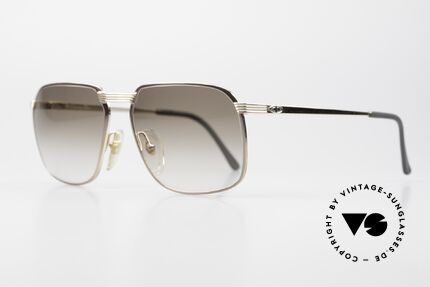 Christian Dior 2489 Sonnenbrille 80er Herren Gold, meisterlich gefertigtes Metallgestell; hartvergoldet, Passend für Herren