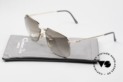 Christian Dior 2489 Sonnenbrille 80er Herren Gold, die Qualitätsfassung kann beliebig verglast werden, Passend für Herren