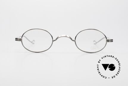 Lunor II 04 Ovale XS Brille Antik Silber, Vollrandbrille in AS: antik silber (edel und selten), Passend für Herren und Damen Lunor II 04 Ovale XS Brille Antik Silber, Vollrandbrille in AS: antik silber (edel und selten), Passend für Herren und Damen
