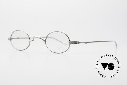 Lunor II 04 Ovale XS Brille Antik Silber, Fassung in Größe 37/25; für große Stärken geeignet, Passend für Herren und Damen Lunor II 04 Ovale XS Brille Antik Silber, Fassung in Größe 37/25; für große Stärken geeignet, Passend für Herren und Damen