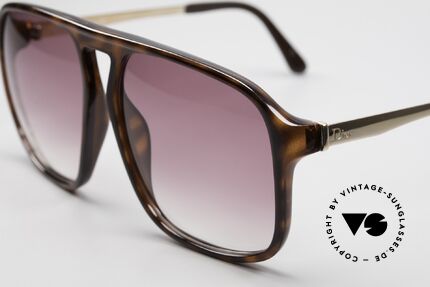 Christian Dior 2229 1980er XL Monsieur Brille, elegantes Rahmenmuster in schildpatt und gold, Passend für Herren