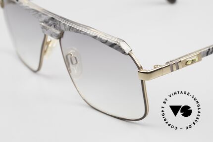 Cazal 730 Alte 80er Herren Sonnenbrille, eckig und markant - mehr 'old school' geht nicht!, Passend für Herren