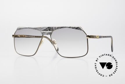 Cazal 730 Alte 80er Herren Sonnenbrille Details