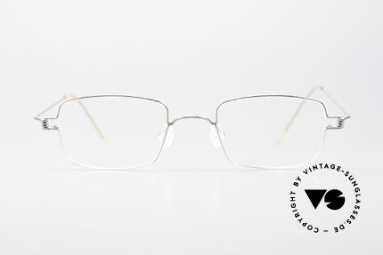 Lindberg Brage Air Titan Rim Titanium Brille Unisex Eckig, vielfach ausgezeichnet hinsichtlich Qualität und Design, Passend für Herren und Damen