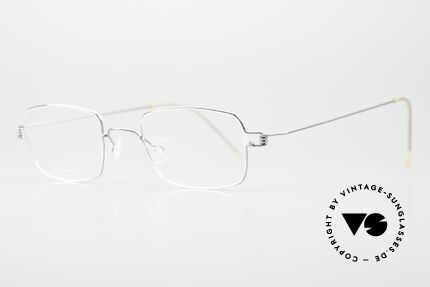 Lindberg Brage Air Titan Rim Titanium Brille Unisex Eckig, so zeitlos, stilvoll und innovativ = Prädikat "VINTAGE", Passend für Herren und Damen