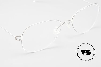 Lindberg Apollon Air Titan Rim Aviator Titanium Brille Unisex, eleganter Rahmen ohne Schrauben, Nieten oder Lötungen, Passend für Herren und Damen