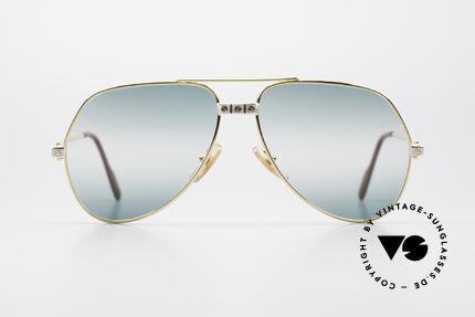 Cartier Vendome Santos - M Double Gradient Green Lens, wurde 1983 veröffentlicht und dann bis 1997 produziert, Passend für Herren und Damen