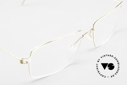 Lindberg Tim Air Titan Rim Klassische Herrenbrille Titan, ungetragenes Designerstück + orig. Lindberg Magnet-Etui, Passend für Herren