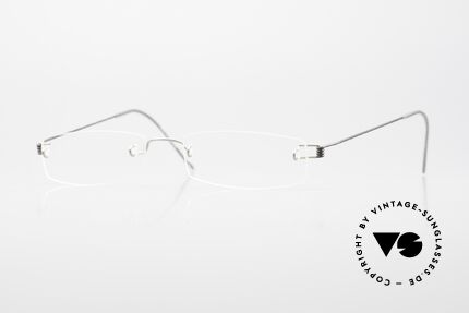 Lindberg Air Titan 347 Randlose Titanium Brille, randlose vintage Brille der LINDBERG Air Titan Serie, Passend für Herren und Damen